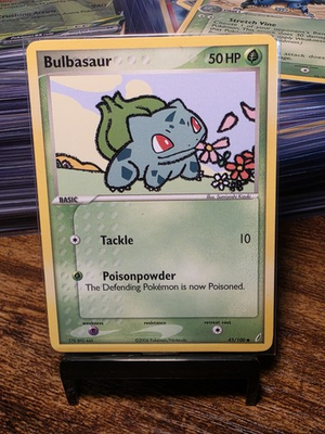 #ad 1x Single 2006 Pokémon Bulbasaur 45 100 EX Crystal Guardians Non Holo LP NM $4.00