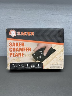SAKER Chamfer Plane ~ Corner Plane with 7 Cutting Heads ~ New