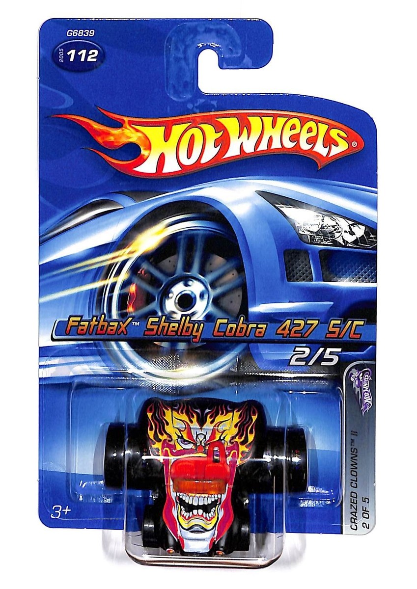 HOT WHEELS FATBAX SHELBY COBRA 427 S/C #112, 2/5, 2005 1/64 | eBay