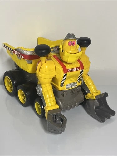 Vtg 2000 Toy Hasbro Tonka Electronic Tucker My Talking Truckbot Working Yellow