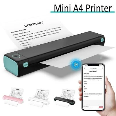 Phomemo M08F Wireless Portable A4 Bluetooth Thermal Printer Inkless lot - Image 1 of 4
