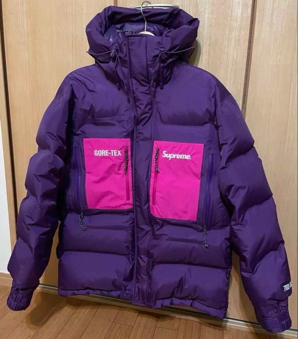 Doudoune Supreme 19FW GORE TEX 700 Fill Parka S Taille Violet Occasion kawaii JPN