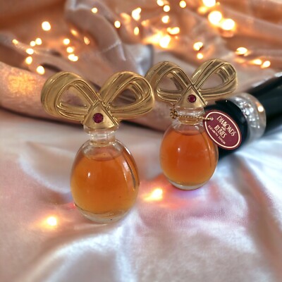 Elizabeth Taylor Diamonds and RUBIES Women Perfume Parfum Mini - 3.7ml SET OF 2