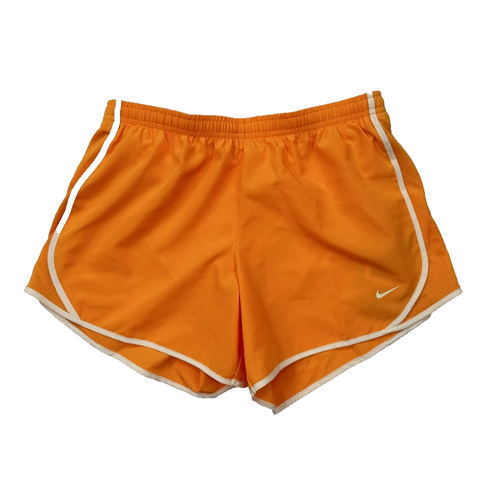 Nike DriFit Girls Youth Kids Running Shorts Standard Fit Multisize 848196 Orange - Picture 3 of 5