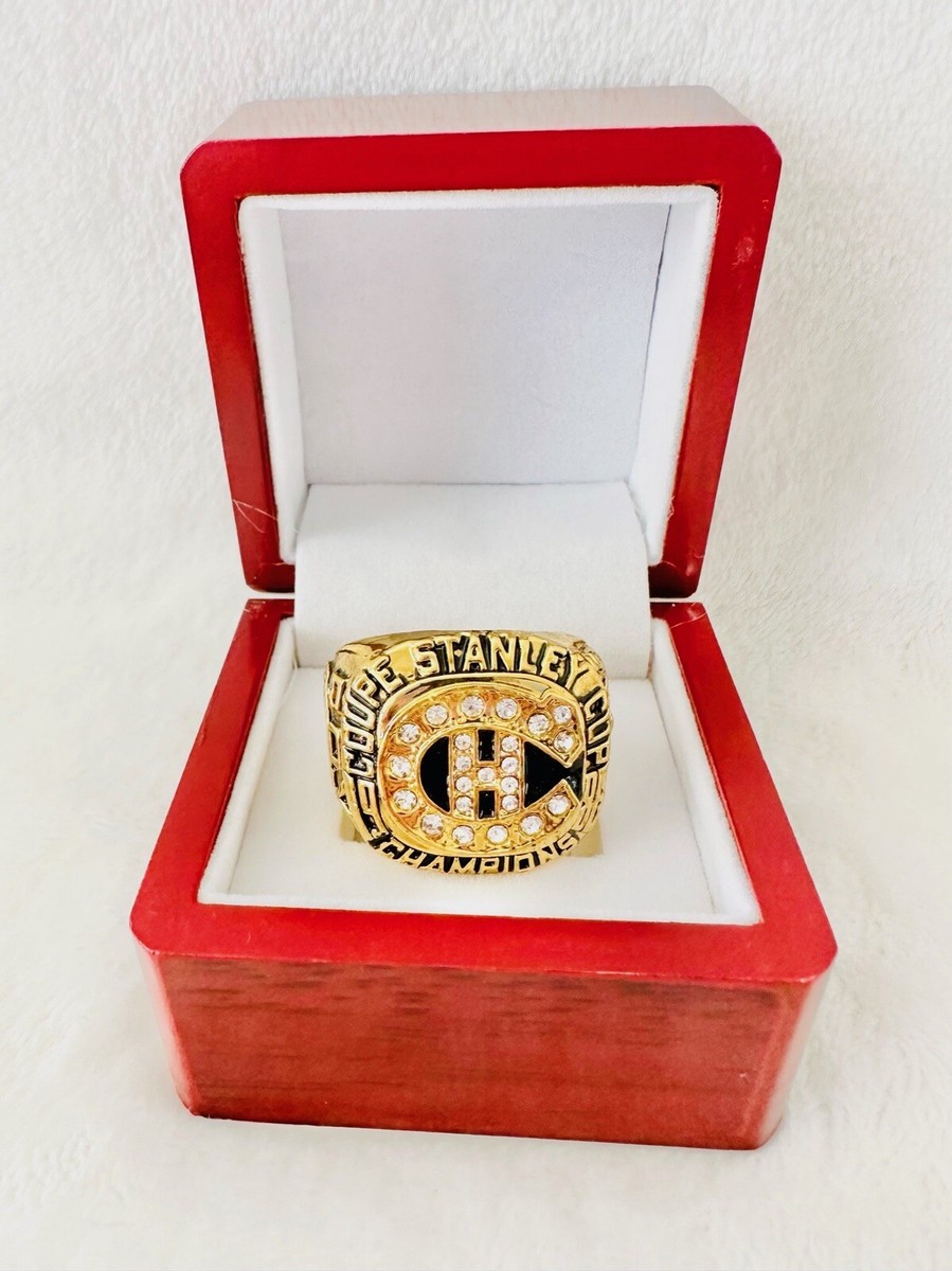 1986 Canadiens Stanley Cup 18k GP Brass Championship Ring W Box
