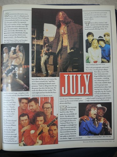ROLLING STONE YEARBOOK 1992 12/10/1992 DOUBLE ISSUE - Picture 5 of 11