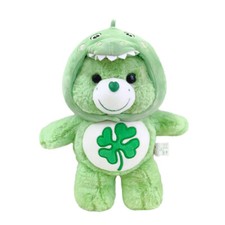 Official Care Bear Good Luck Dinosaur Plush 16'' Transforming Bear Stuffed Anima
