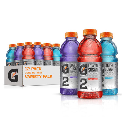 G2 Thirst Quencher Sports Drink, Variety Pack, 20Oz Bottles, 12 Pack, Electrolyt