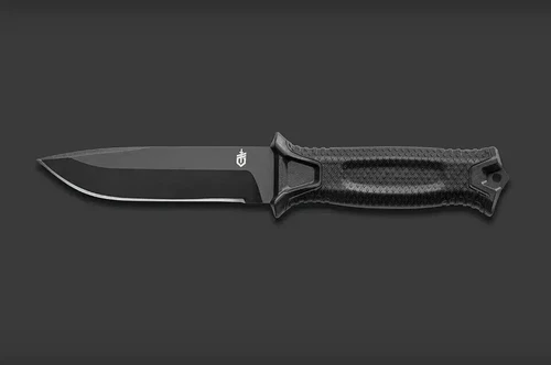 GERBER STRONGARM Fixed Blade Plain Knife - Black GR5306