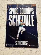 2024 Space Cowboys Pocket Schedule
