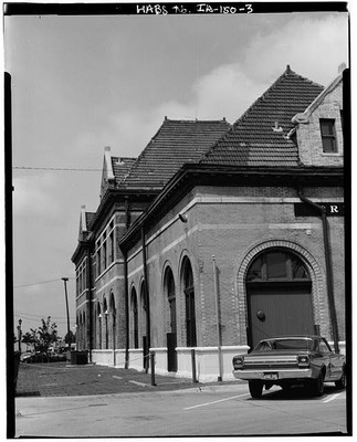 Chicago,Burlington & Quincy Railroad,Creston Station,116 West Adams,Iowa,IA,2