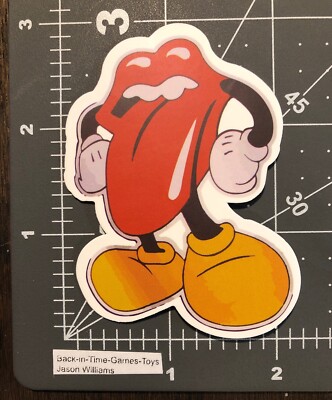 Mickey Mouse Tongue Humor Skateboard Laptop Decal Sticker QS2 | eBay