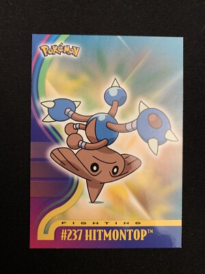 Pokemon Topps Hitmontop Non Holo TV Animation Edition Card #237