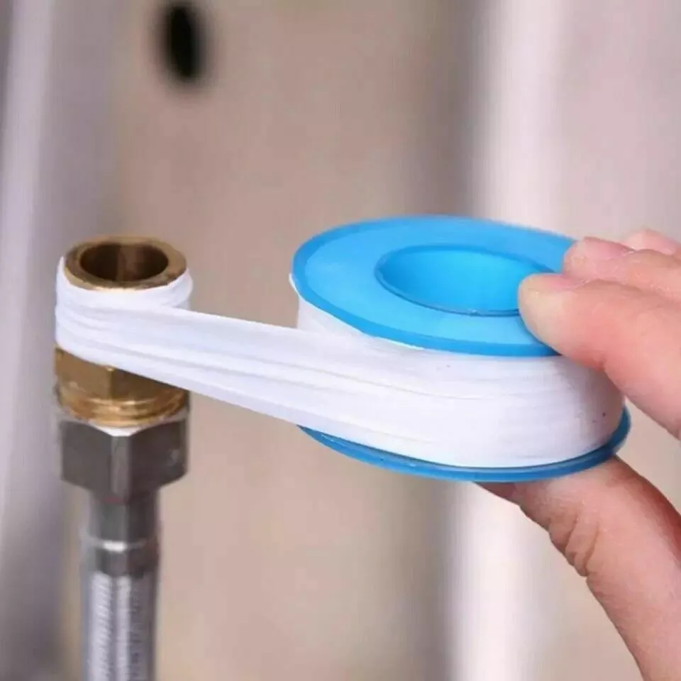 White Pipe Thread Seal Raw Material Teflon Tape Plumber Tape 10M Plumbing DIY