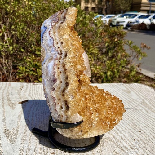 4.76LB Advanced deep orange water droplets, natural crystal gift+base - 第 10/15 張圖片