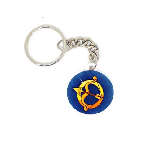 Porte clé badge signe astrologique idée cadeaux 37 mm - Picture 11 of 13