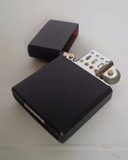 one Black Nulite Slim Refillable Oil Lighter - UNIFLAME  windproof Wick Lighters