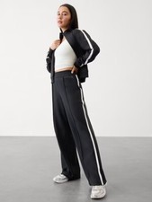 ATHLETA Finish Line Mid Rise Track Pant M Medium Black 587868 NEW
