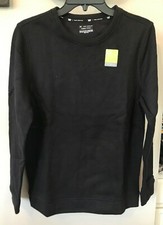 Tek Gear Ultra Soft Fleece Crew Sweatshirt-Black- Boys Size M,L,XL NEW 25