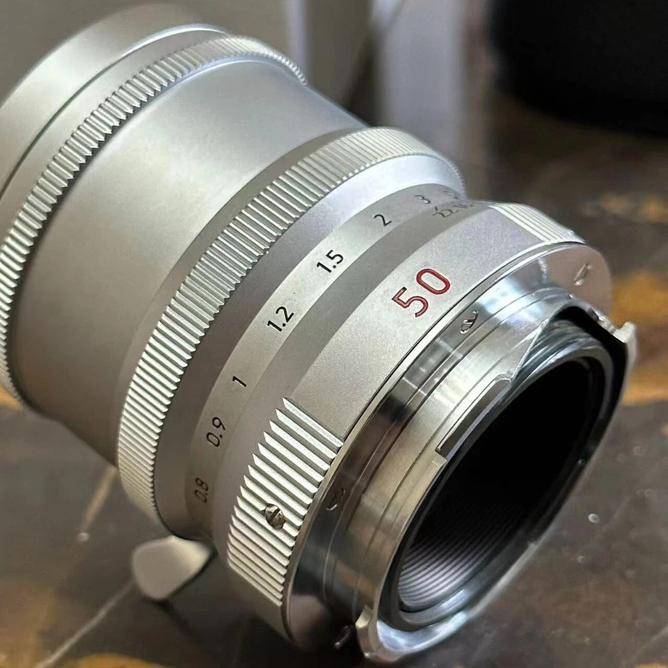 Light Lens Lab 50mm F2 SP2 Cooke Speed Panchro II Leica M M6 M240 M9 M11 Silver - Image 4 of 4