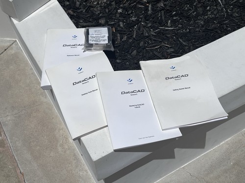 Vintage 1993 DataCAD Version 5 — 4 Books & SEALED Floppy Disks Vtg | eBay