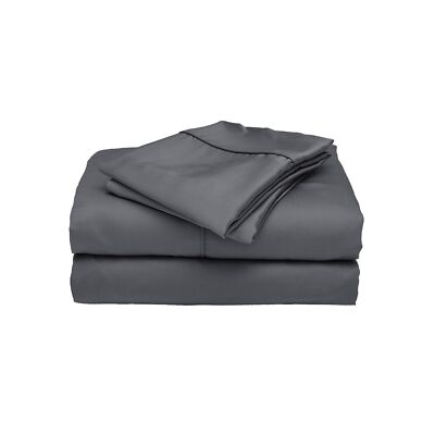 ettitude 100% Lyocell from Organic Bamboo Standard Sheet Set (Full-Slate) Hyp...