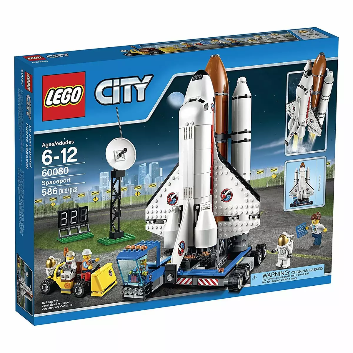 Lego City Space Port 60080 SPACEPORT satellite rocket service car NEW