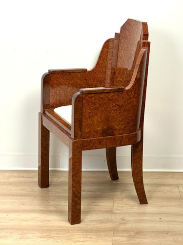 Art-Deco-Sessel „München“ gefertigt aus Amboina-Furnier von Retroles - Bild 5 von 7