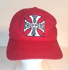West Coast Choppers Jesse James Adjustable Snapback Red Hat