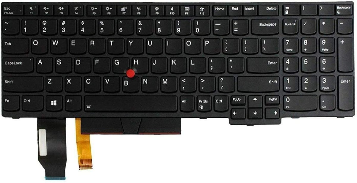 New US Backlit Keyboard for Lenovo ThinkPad E595 20NF E590 20NB