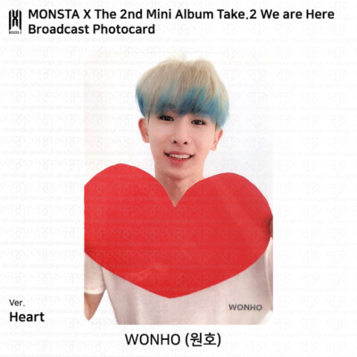 MONSTA X The 2nd Mini Album Take.2 We are Here Broadcast Photocard