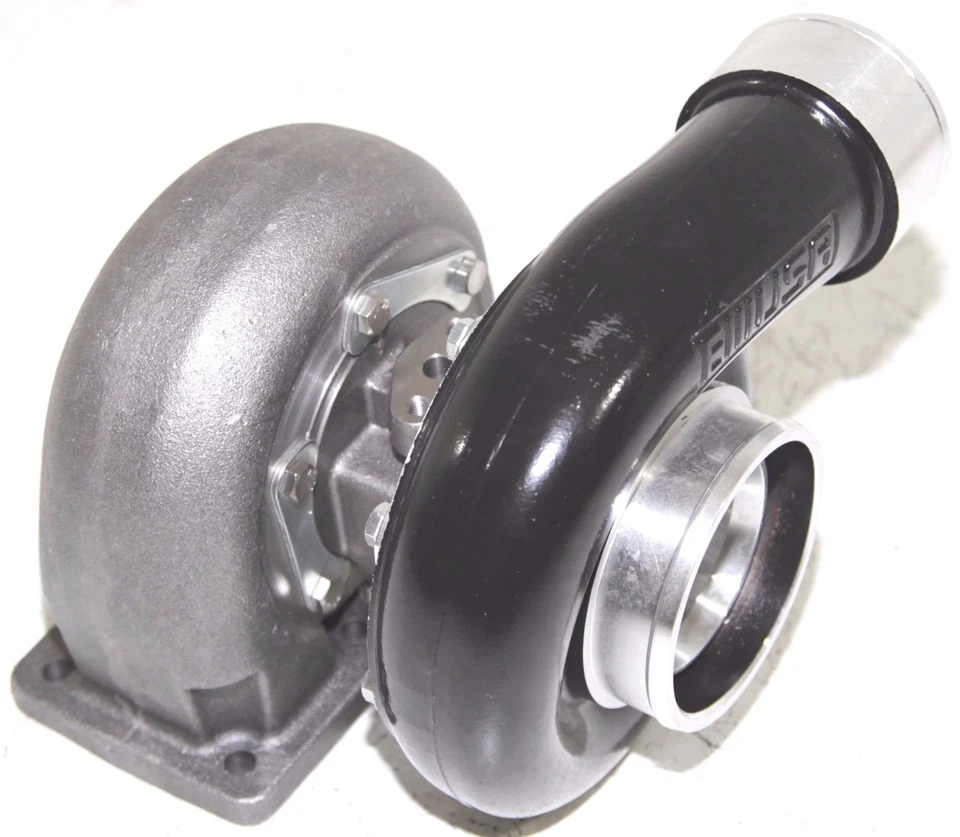 EMUSA BLACK GT45 Turbo T4/T66 3.5" V-BAND 1.05 A/R 92 MOLDURA Alto Rendimiento Foto 2 de 4