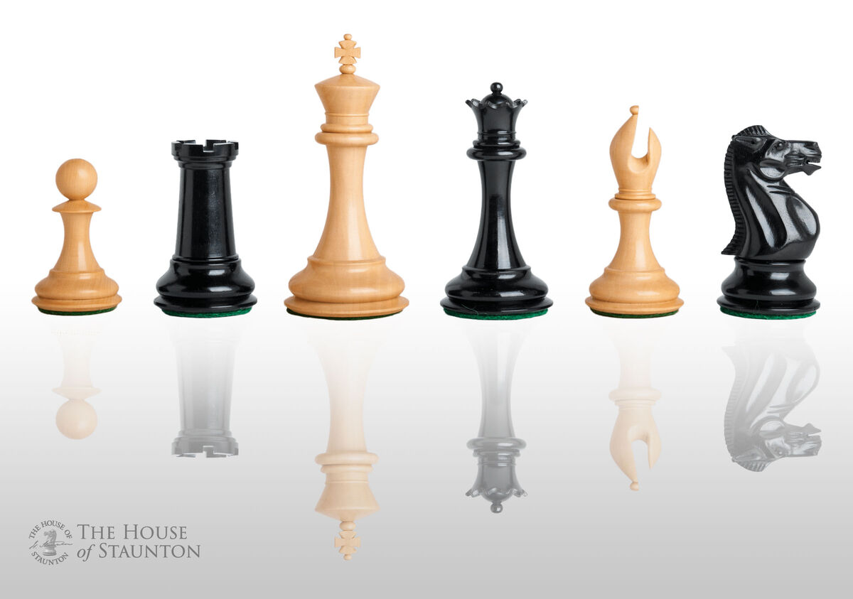 The Collector Series Plastic Chess Pieces - 3.75 King