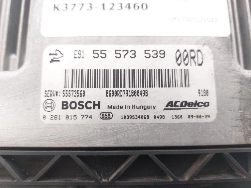 0281015774 CENTRALINA MOTORE ECU BOSCH OPEL INSIGNIA (68-69) 2.0 CDTI 16V MAN 6M - Immagine 4 di 4