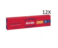 12X Barilla Spaghetti Al Bronzo Bronze Gezogene Pasta 400G