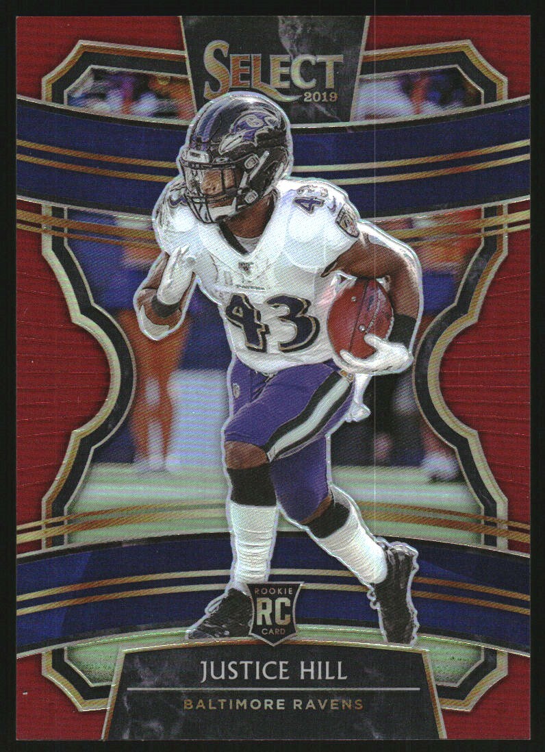 2019 Select Prizm Maroon #28 Justice Hill /149