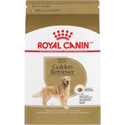 Royal Canin Golden Retriever Adult Dry Dog Food, Taurine, EPA, and DHA，17 lb bag
