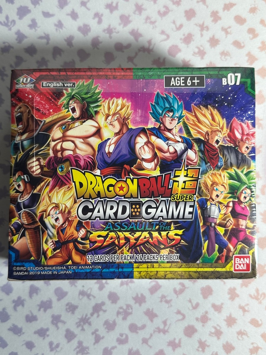 Dragon Ball Super TCG: Assault of The Saiyans B07 Booster Dragon Ball Super TCG: Assault of The Saiyans B07 Booster