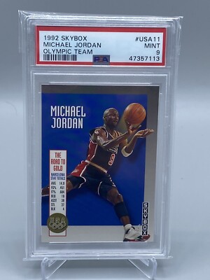1991 Hoops Michael Jordan 1992 Olympic Card Sold At Auction: 1992