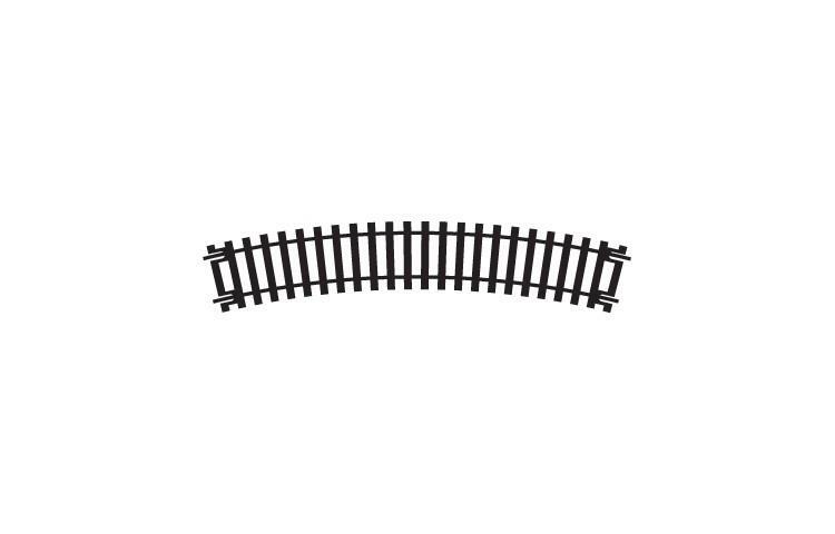 Hornby Single Curve 2nd Radius Track - OO Gauge - R606