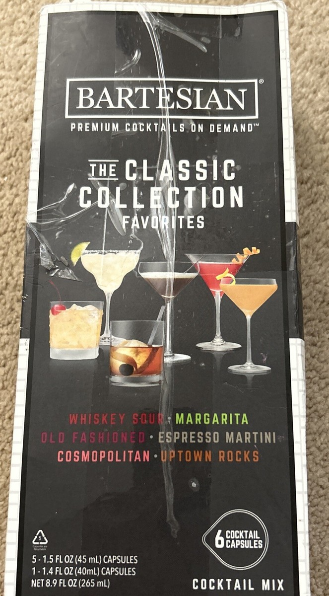 Bartesian Classic Collection Cocktail Mixer Capsules Pack of - Main Image