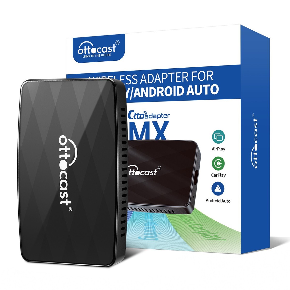Ottocast Wireless Android Auto/Wireless apple CarPlay 3-in-1 