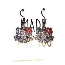 Earrings Bling Hello Kitty Studs
