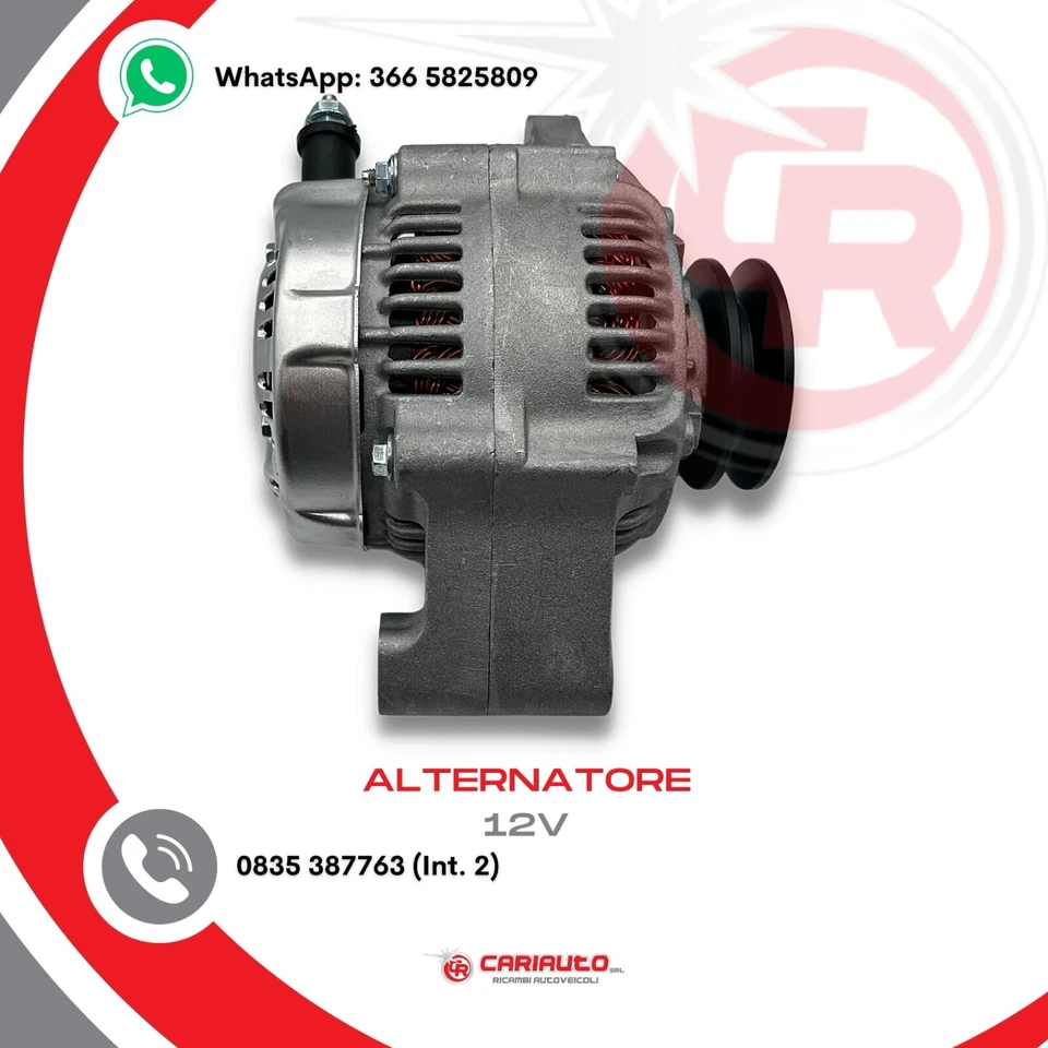 Alternatore Piaggio Porter Daihatsu Feroza Hijet Benzina Bi-Fuel 27060-87512 - Immagine 3 di 4