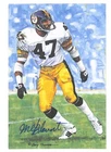 Mel Blount Autographed GLAC Goal Line Art Steelers PSA/DNA 97848