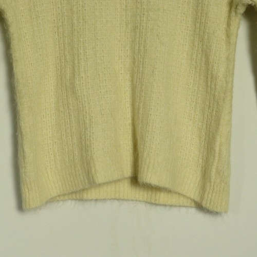Anthropologie Sweater Womens Small Medium White Long Sleeve Round Neck Knit - Picture 5 of 12