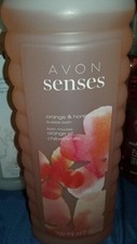 2--ORANGE  HONEYSUCKLE Bubble Bath 24 fl. oz. Avon HTF Old Stock Sealed NEW