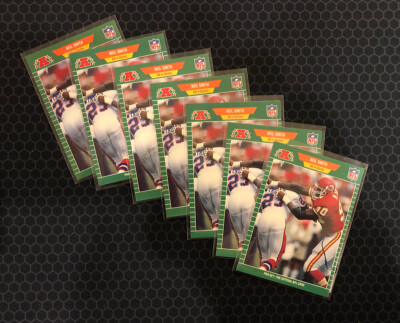   (7) - 1989 Pro Set Football #180 - Neil Smith - 7 Rookie Cards - Chiefs  