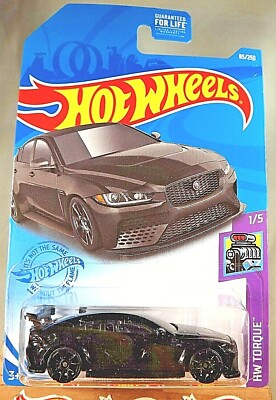 2021 Hot Wheels #85 HW Torque 1/5 JAGUAR XE SV PROJECT 8 Black w/Black Trap5 Sp