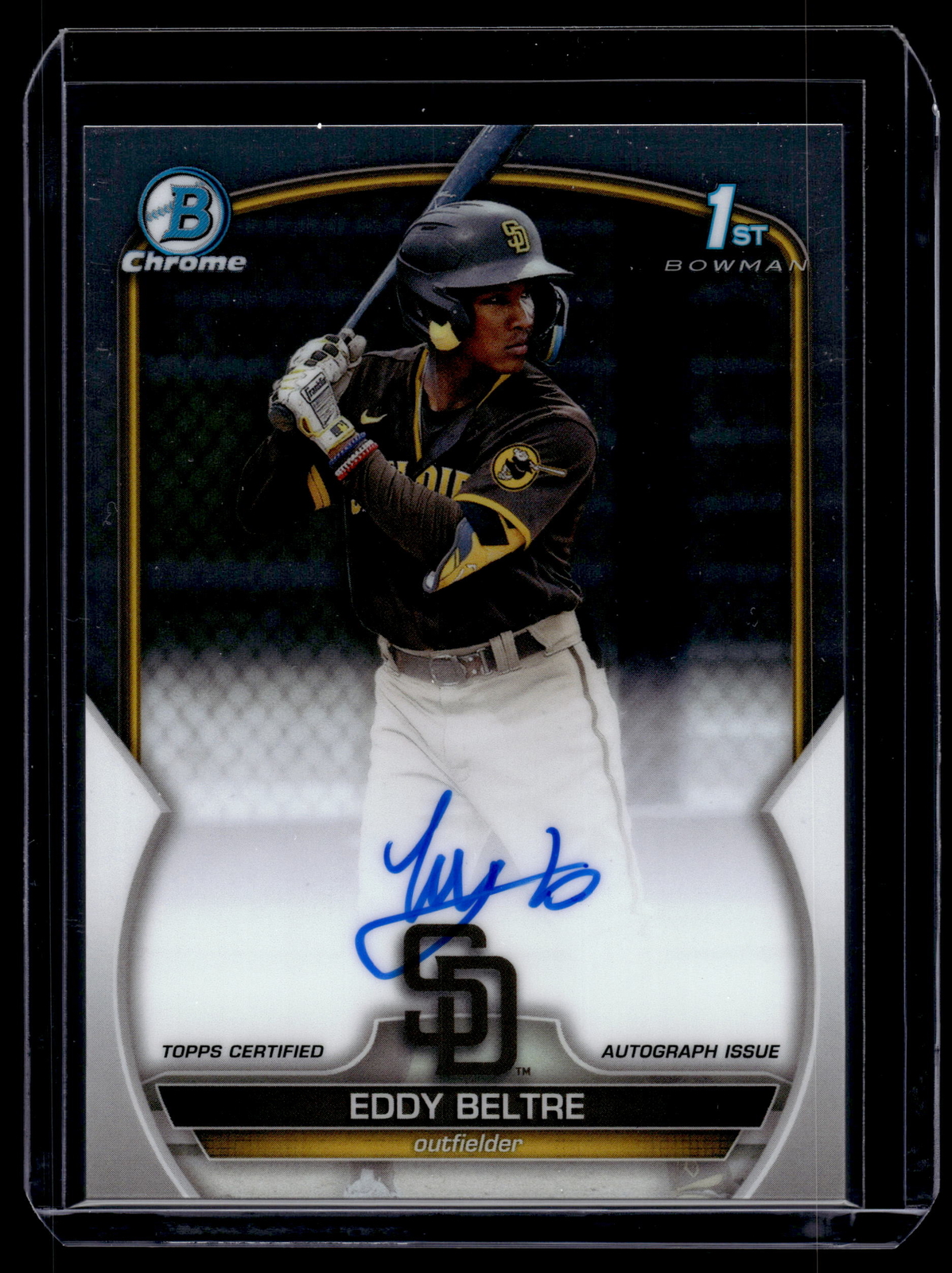 Eddy Beltre 2023 Bowman Chrome 1st Autograph Auto Card #CPA-EB